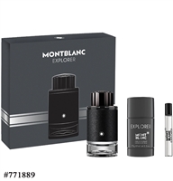 771889 Mont Blanc Explorer 3 pc Gift Set: 100ml