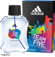 778773 Adidas Team Five 3.4 oz Edt Spray for Men